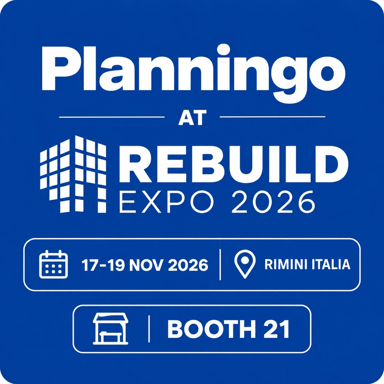 Planningo Rebuild Expo 2026